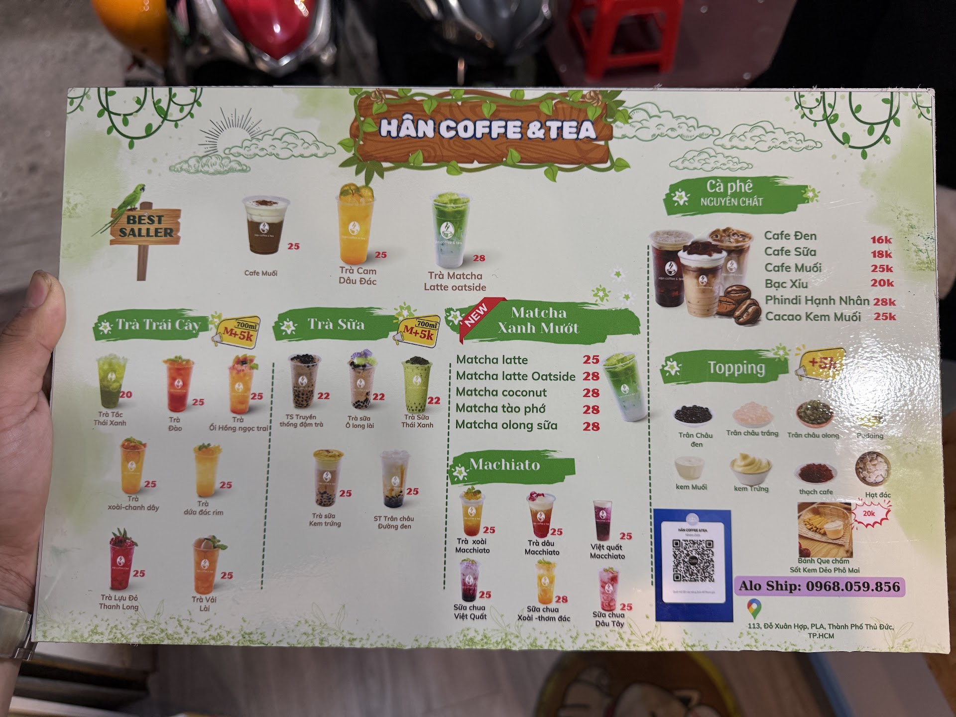 Hân Coffee & Tea trà sữa trà trái cây