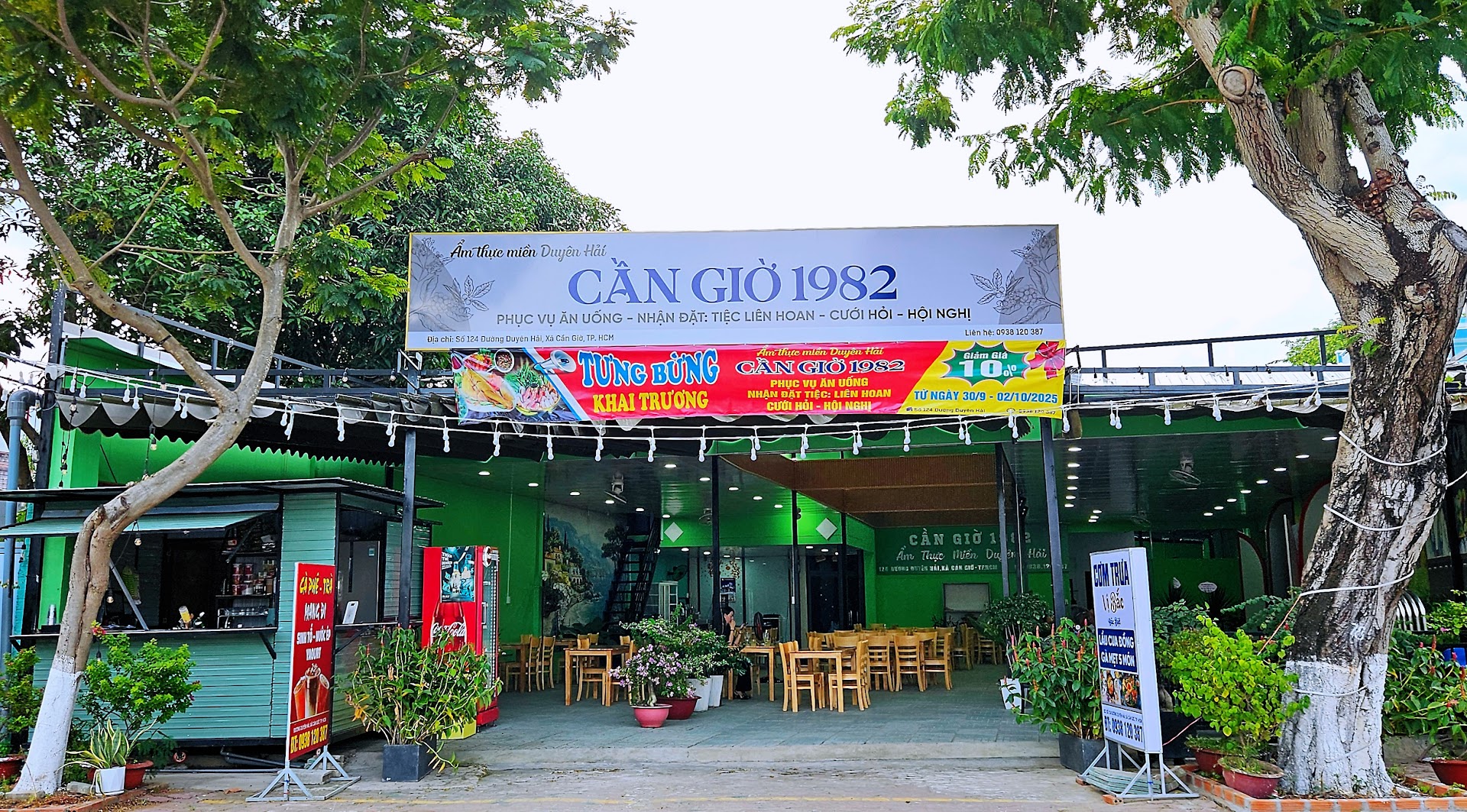 1982 COFFEE & TEA | CÀ PHÊ VIEW BIỂN | CÀ PHÊ VIEW ĐẸP CẦN GIỜ