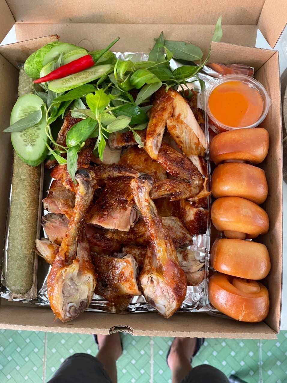 Quán Tây Nguyên - Gà - Sườn Non Quay Cơm Lam Bánh Bao