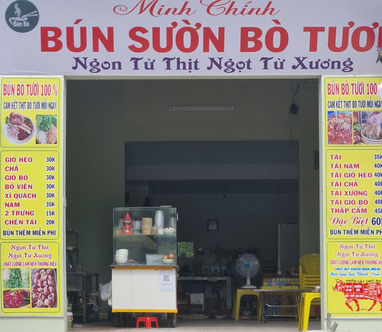 Cà Phê - Bún Sườn Bò Tươi Minh Chính