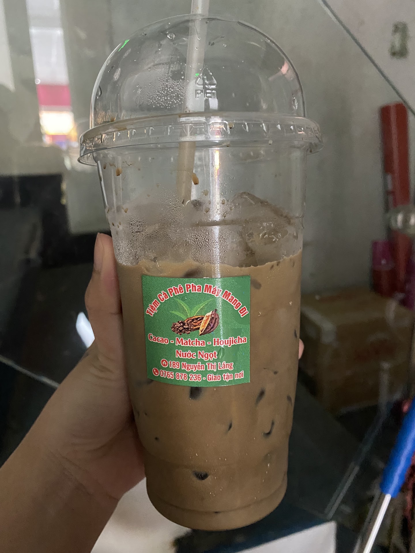 Cà phê pha máy mang đi 189