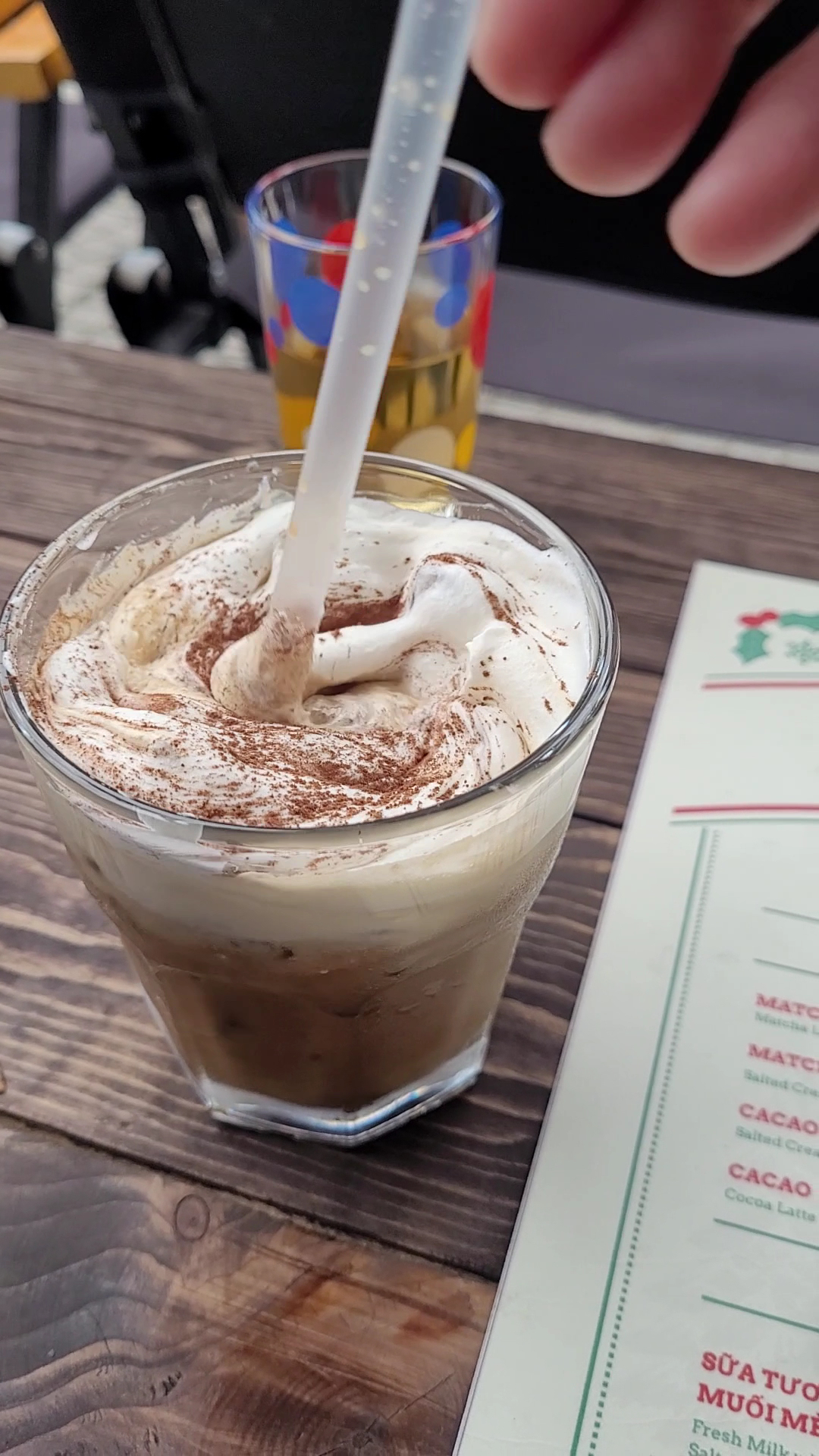 Waoo.Cà phê muối mè