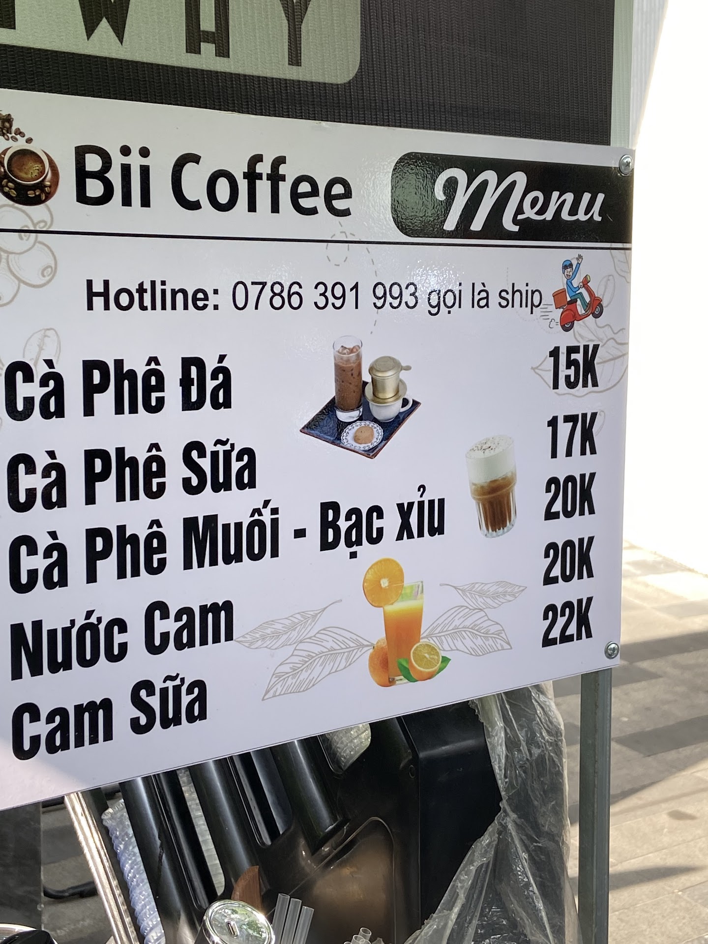 CÀ PHÊ MANG ĐI Bii Coffee