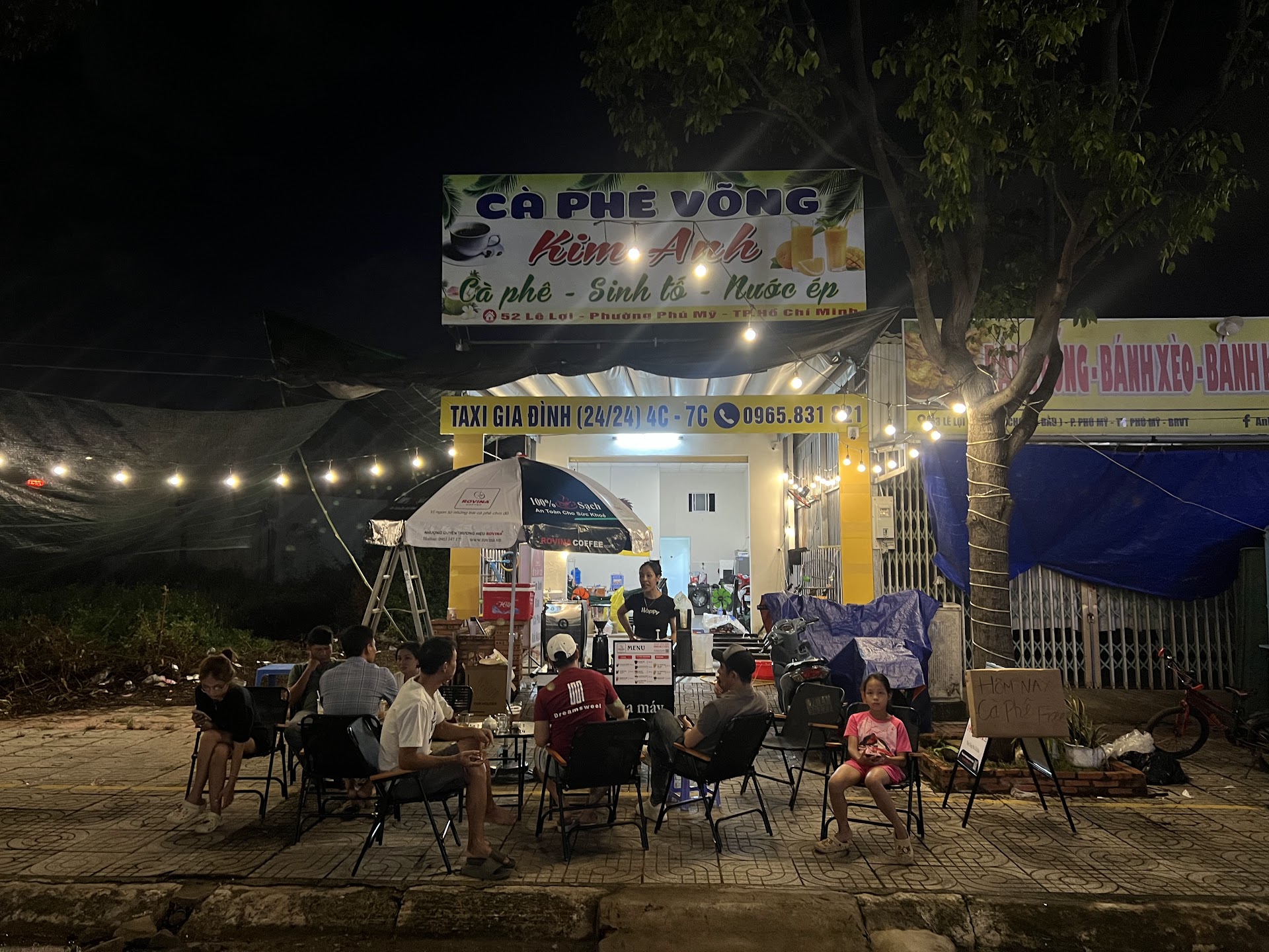 Cà phê võng kim anh và Taxi Trần Hải