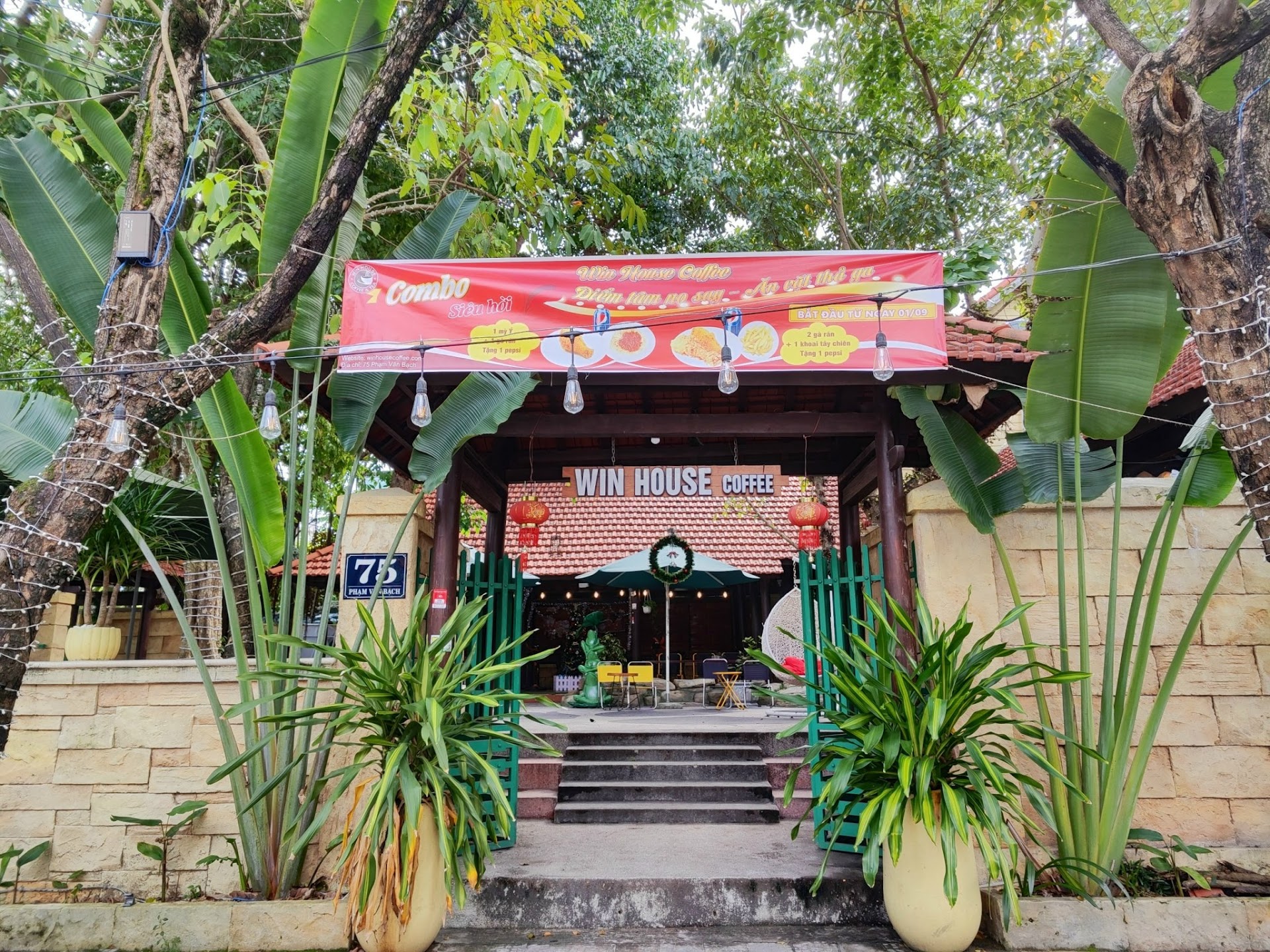 Win House coffee - Cafe sân vườn - Trà sữa