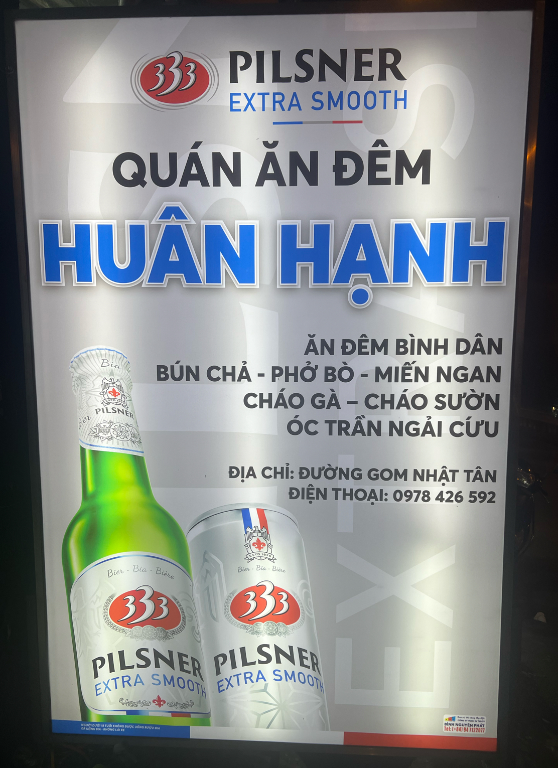 Quán Ăn Đêm Bình Dân Huân Hạnh