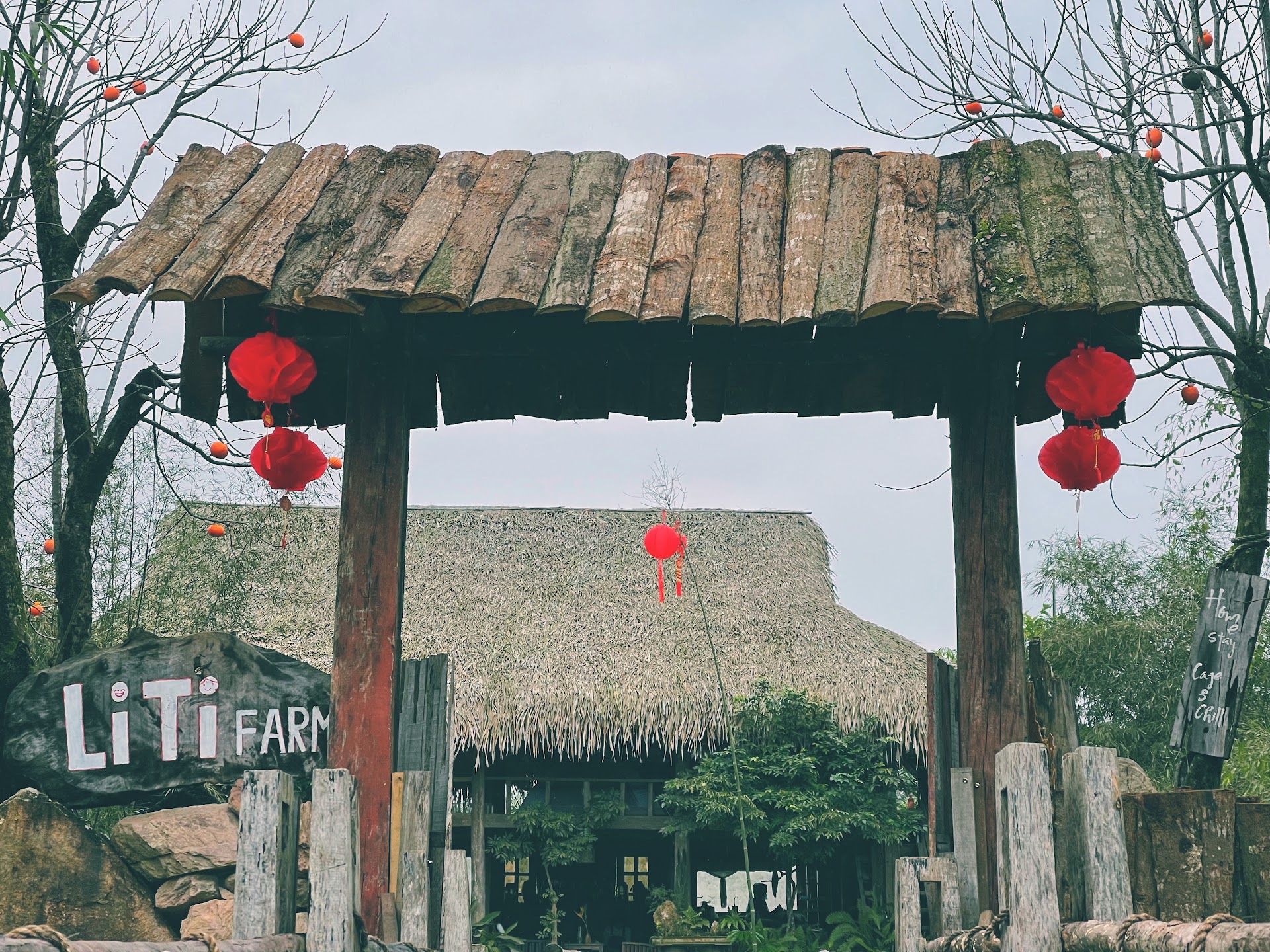 Homestay Liti Farm - Quán nước & Bếp quê