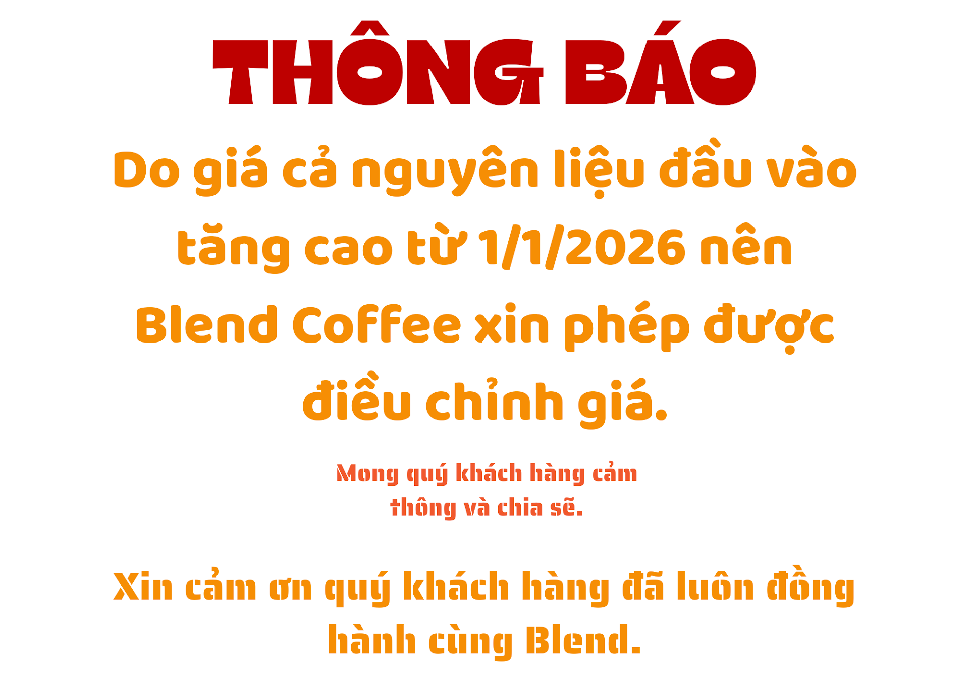 Blend Coffee takeaway