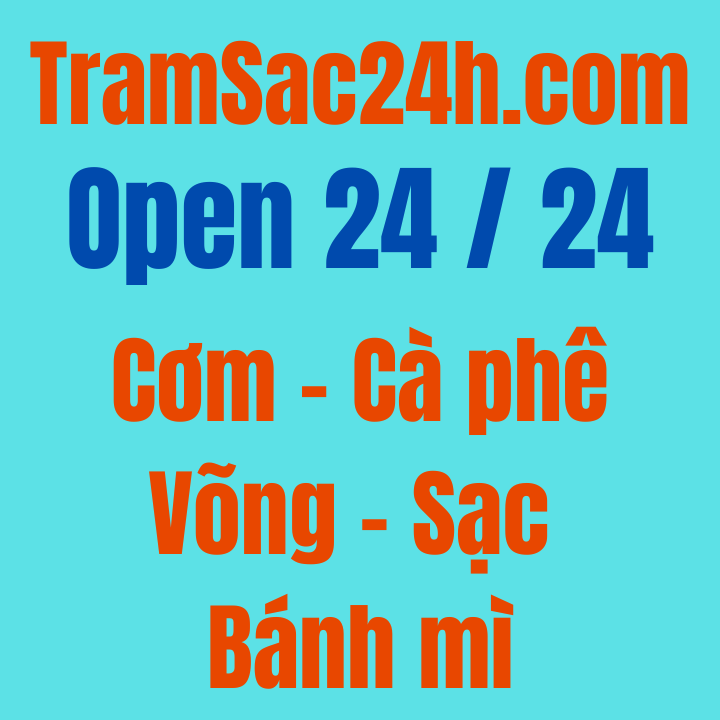 Trạm Sạc 24H - Cà phê võng 24/24
